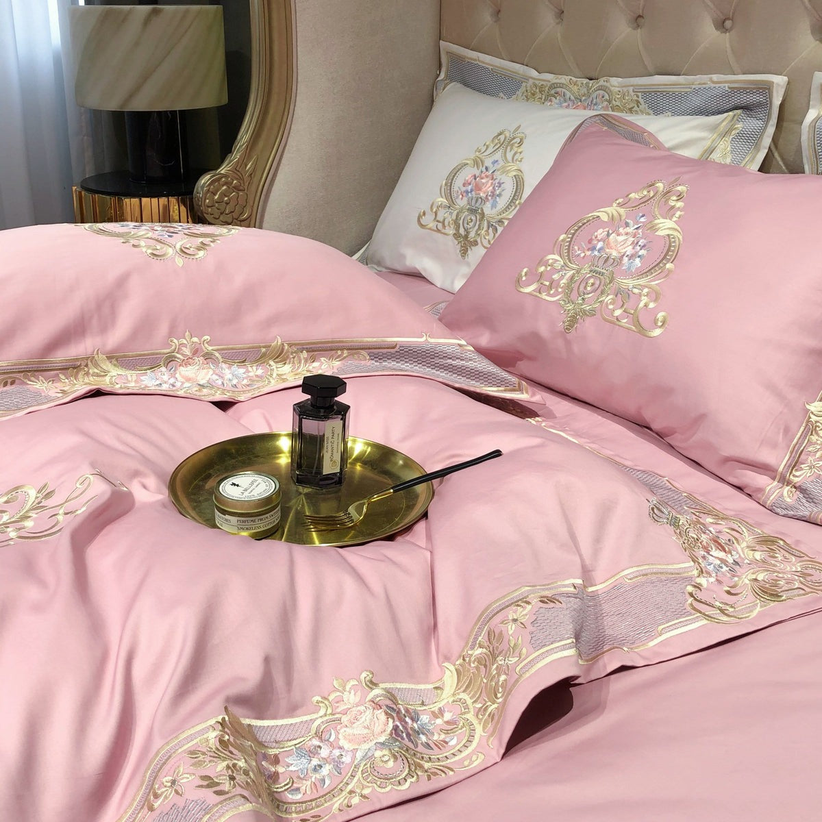 Deluxe Pink Duvet Cover Set