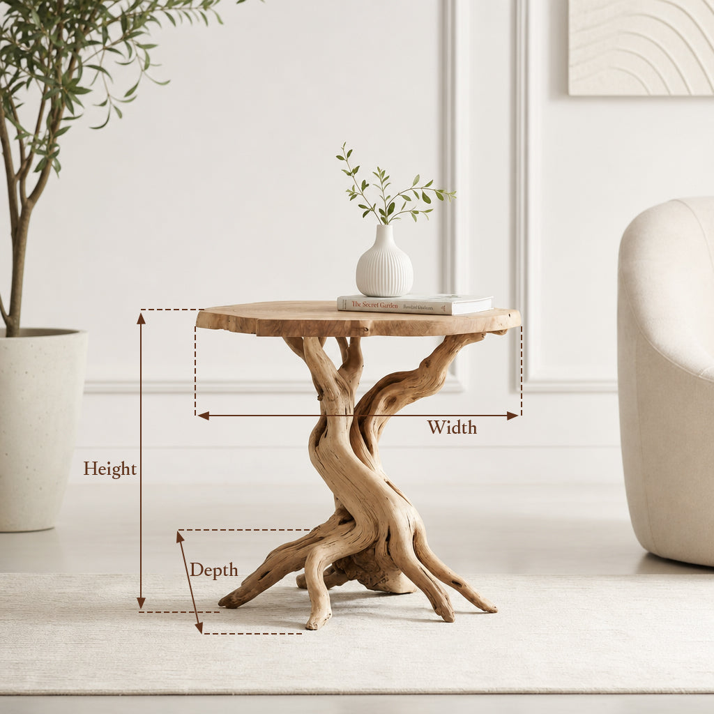 Custom Wood End Table For A Cozy And Inviting Living Room