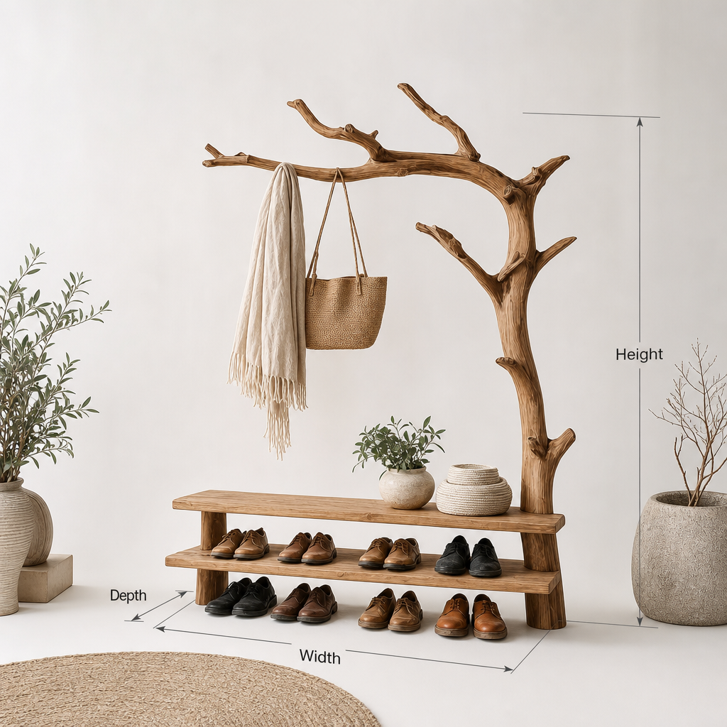 clothes rack for plants Driftwood Tree Branch Coat Rack