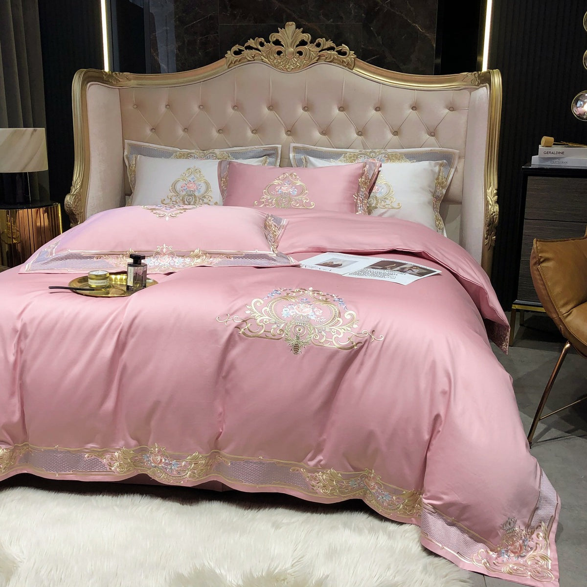 Deluxe Pink Duvet Cover Set