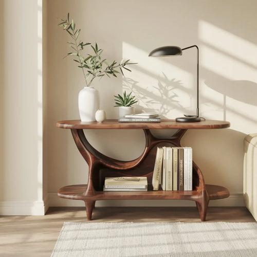 Minimalist Wood Bridge for Your Reading Nook