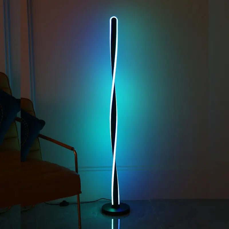 Deluxe Twisted Floor Lamp