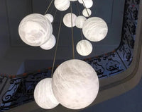 Alabaster Moon Pendant Light