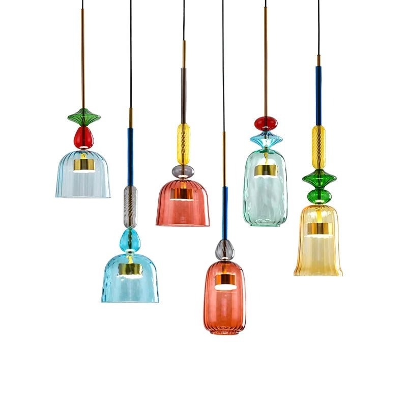 Colorful Glass Pendant Light