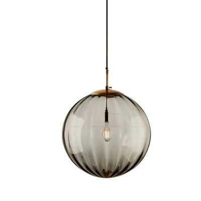 Modern Round Glass Pendant Light