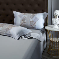 Deluxe Silver Duvet Cover Set