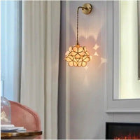 Elegant Flora Glass Wall Light