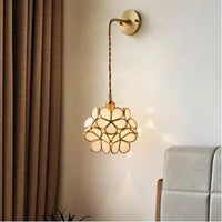 Elegant Flora Glass Wall Light