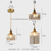 Luxurious Glass Pendant Light