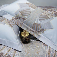 Deluxe Silver Duvet Cover Set