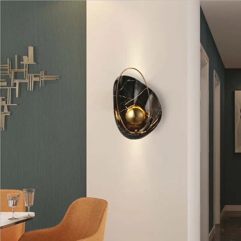 Unique Marble Wall Light