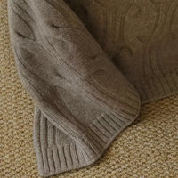 Elegant Cashmere Blanket Throw