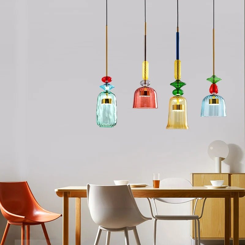 Colorful Glass Pendant Light