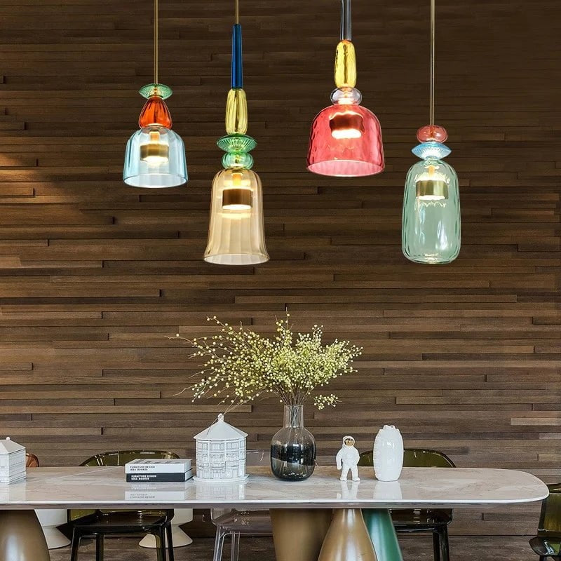 Colorful Glass Pendant Light