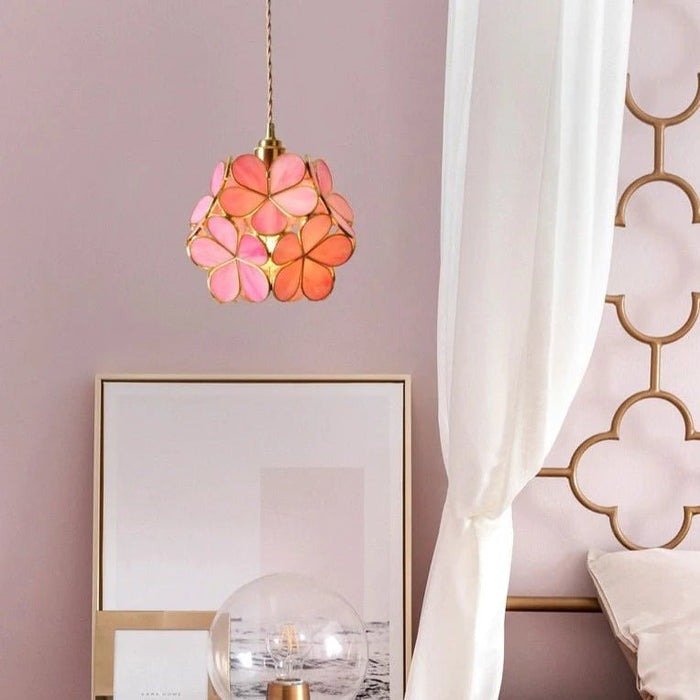 Elegant Flora Glass Pendant Light