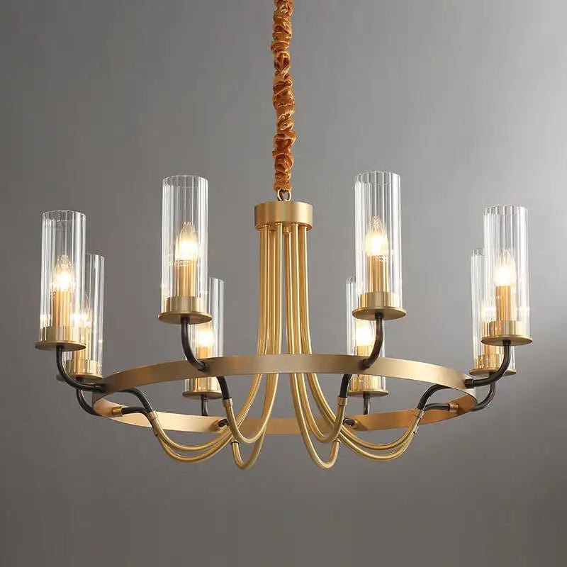 Luxurious Copper Lux Chandelier