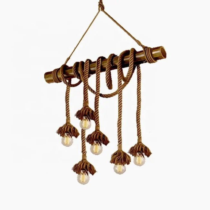 Vintage Rope Pendant Light