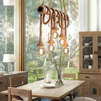 Vintage Rope Pendant Light