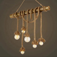 Vintage Rope Pendant Light