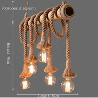 Vintage Rope Pendant Light