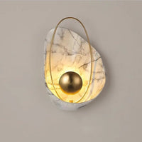 Unique Marble Wall Light