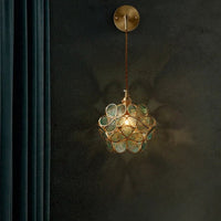 Elegant Flora Glass Wall Light