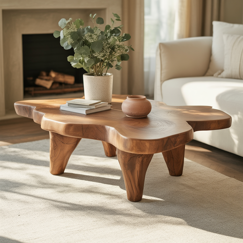 Handcrafted Coffee Table For Unique Living Room