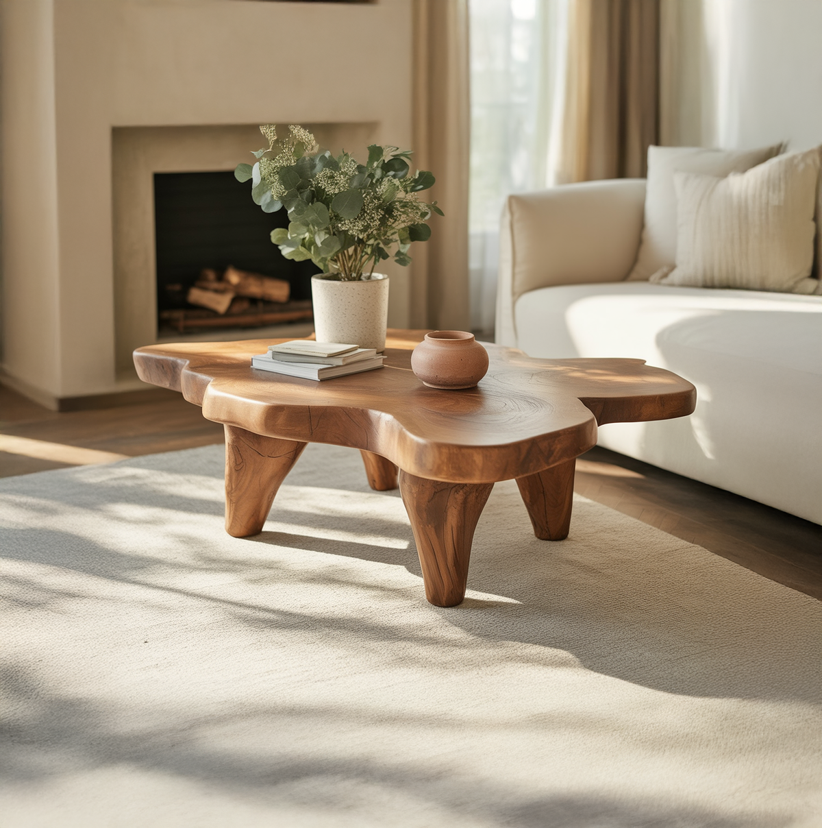 Handcrafted Coffee Table For Unique Living Room
