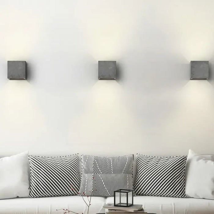 Modern  Cubed Wall Light