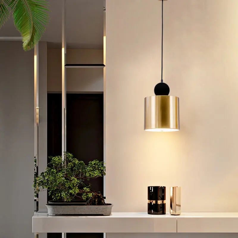 Minimalist Golden Pendant Light