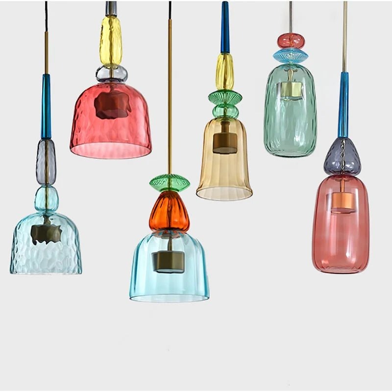 Colorful Glass Pendant Light