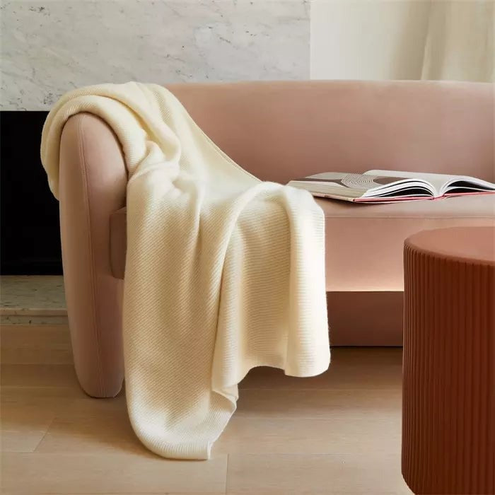 Modern Cashmere Blanket Throw