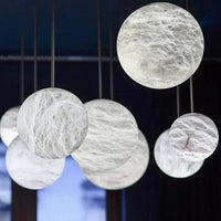 Alabaster Moon Pendant Light