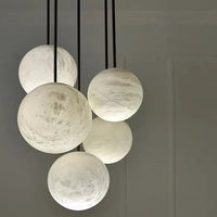 Alabaster Moon Pendant Light