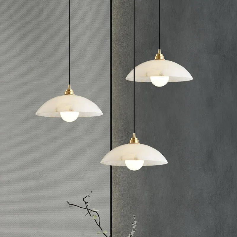 Elegant Stone Pendant Light