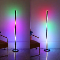 Deluxe Twisted Floor Lamp