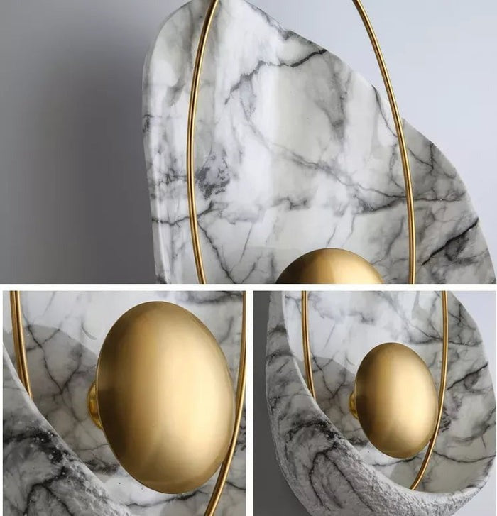 Unique Marble Wall Light