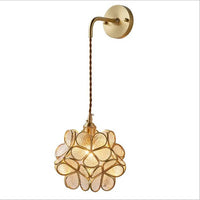 Elegant Flora Glass Wall Light