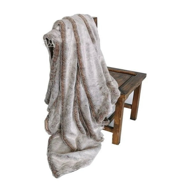 Deluxe Faux-Fur Blanket Throw