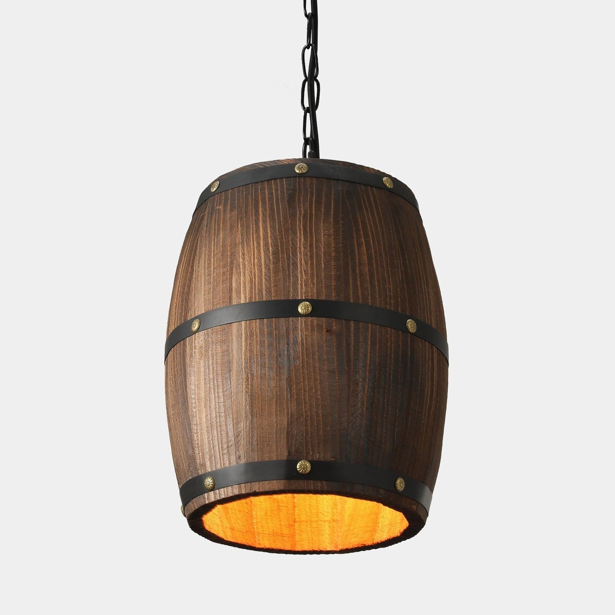 Unique Barrel Pendant Light