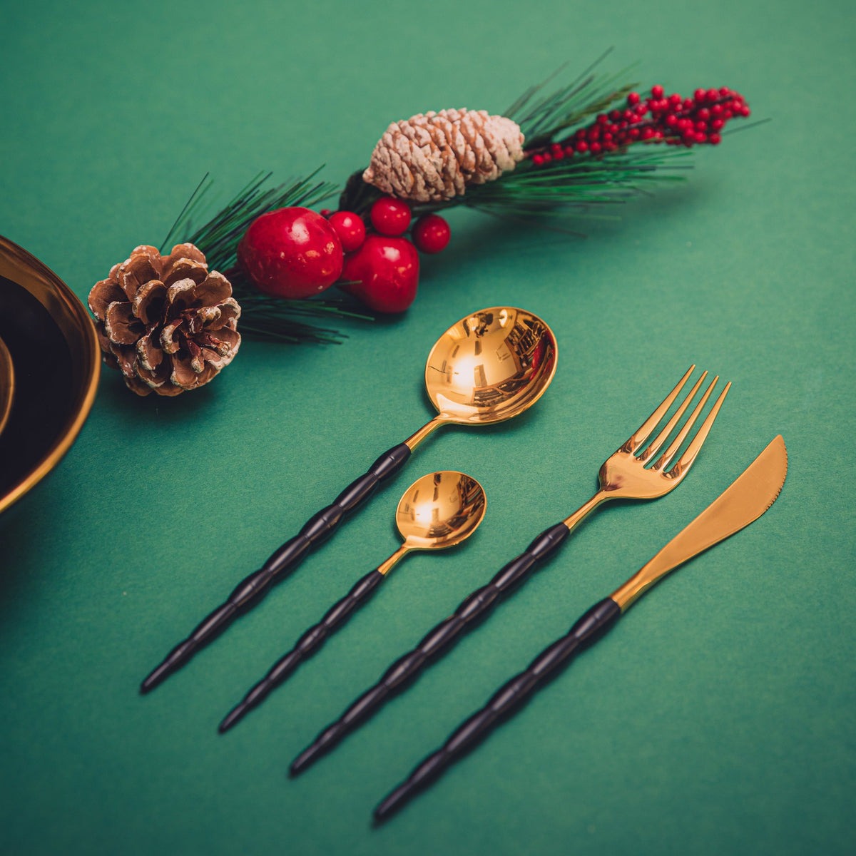 Deluxe Christmas Cutlery Set