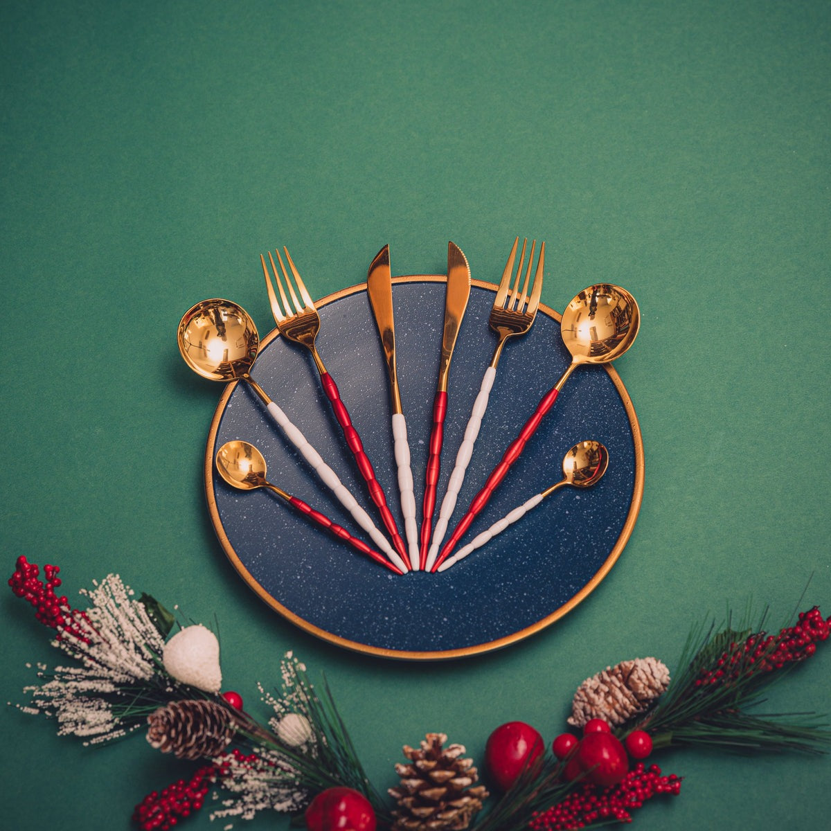 Deluxe Christmas Cutlery Set