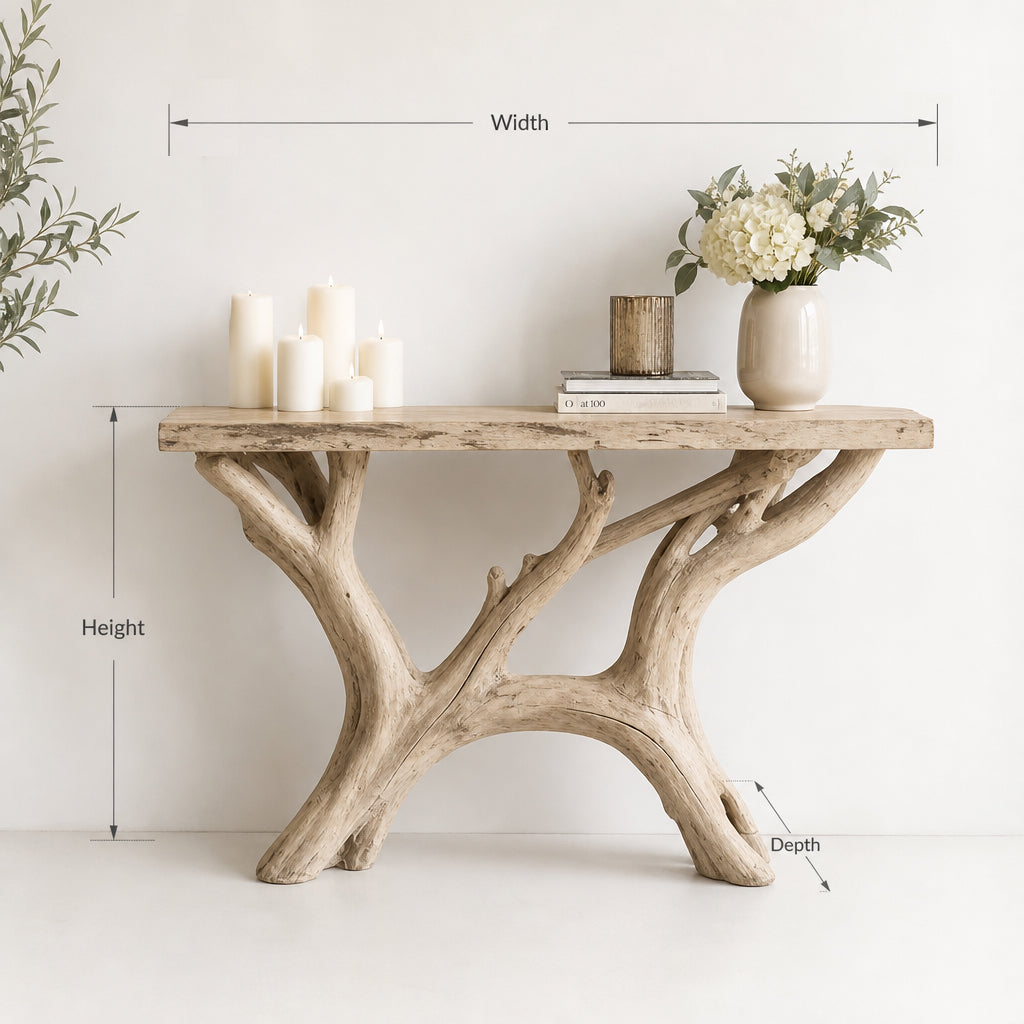 Mid Century Modern Console Table – Stylish Living Room Accent