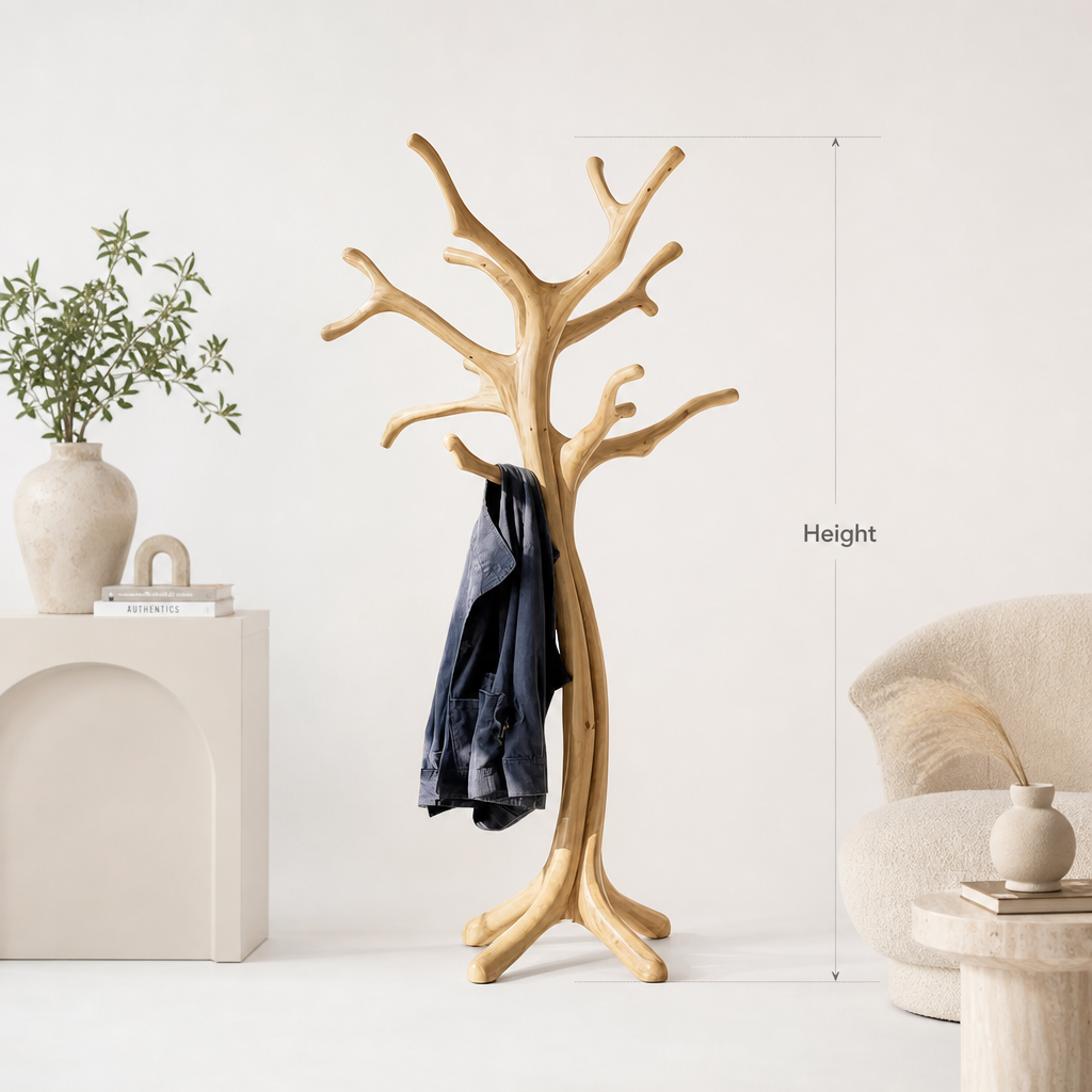 Rustic handcrafted natural edge wood bench designed for welcoming entryway furniture