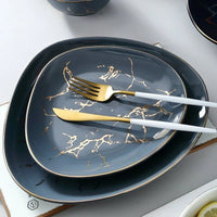 Golden Nordic Plate & Bowl Collection