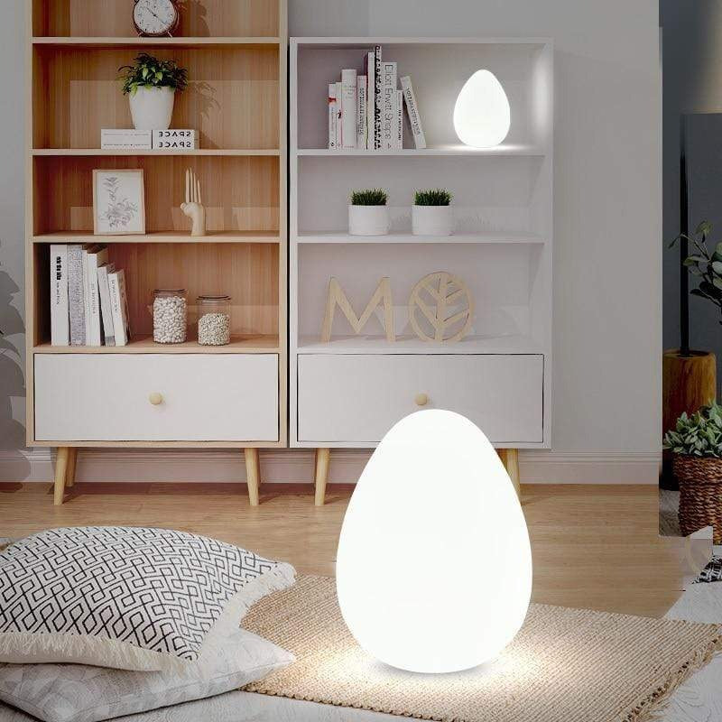 Moderne ovale Lampe