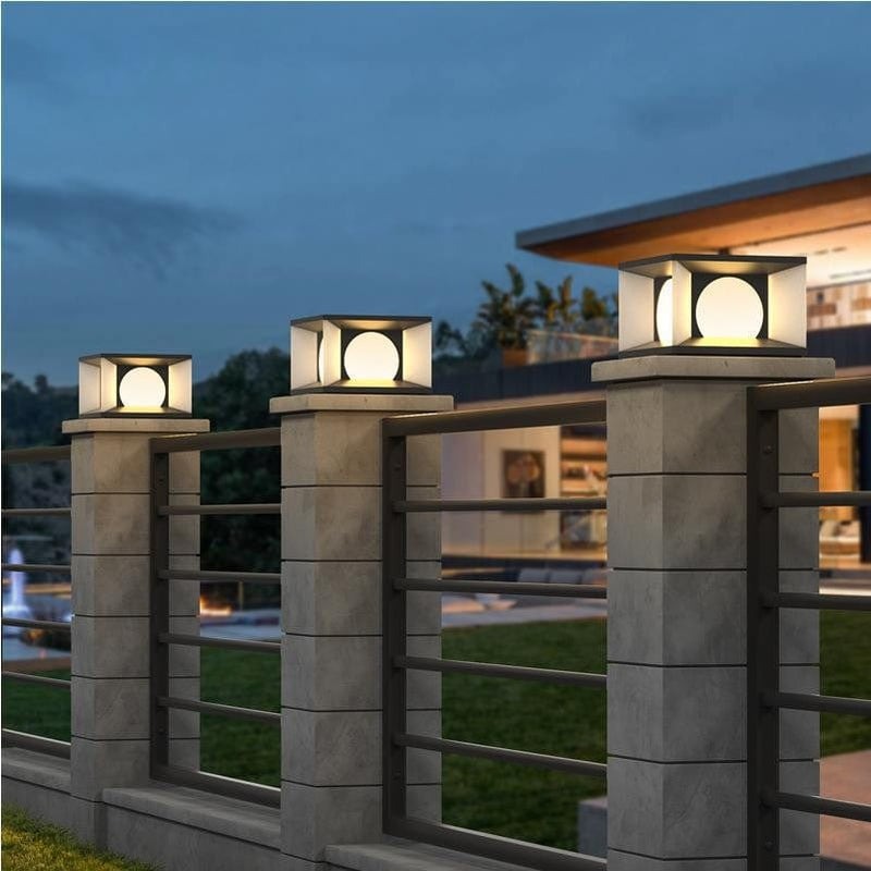 Modern Fence Outdoor Light