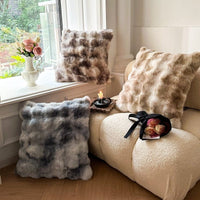 Luxurious Rabbit Faux-Fur Blanket Throw