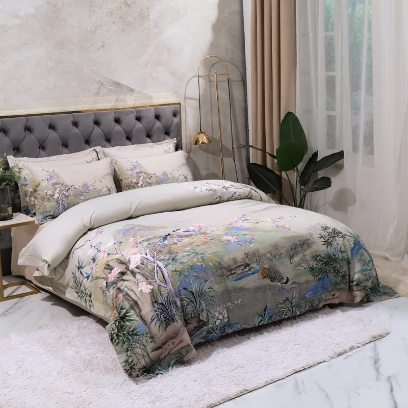 Luxurious Floral Duvet Cover Set