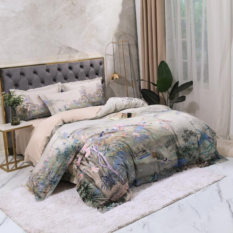 Luxurious Floral Duvet Cover Set